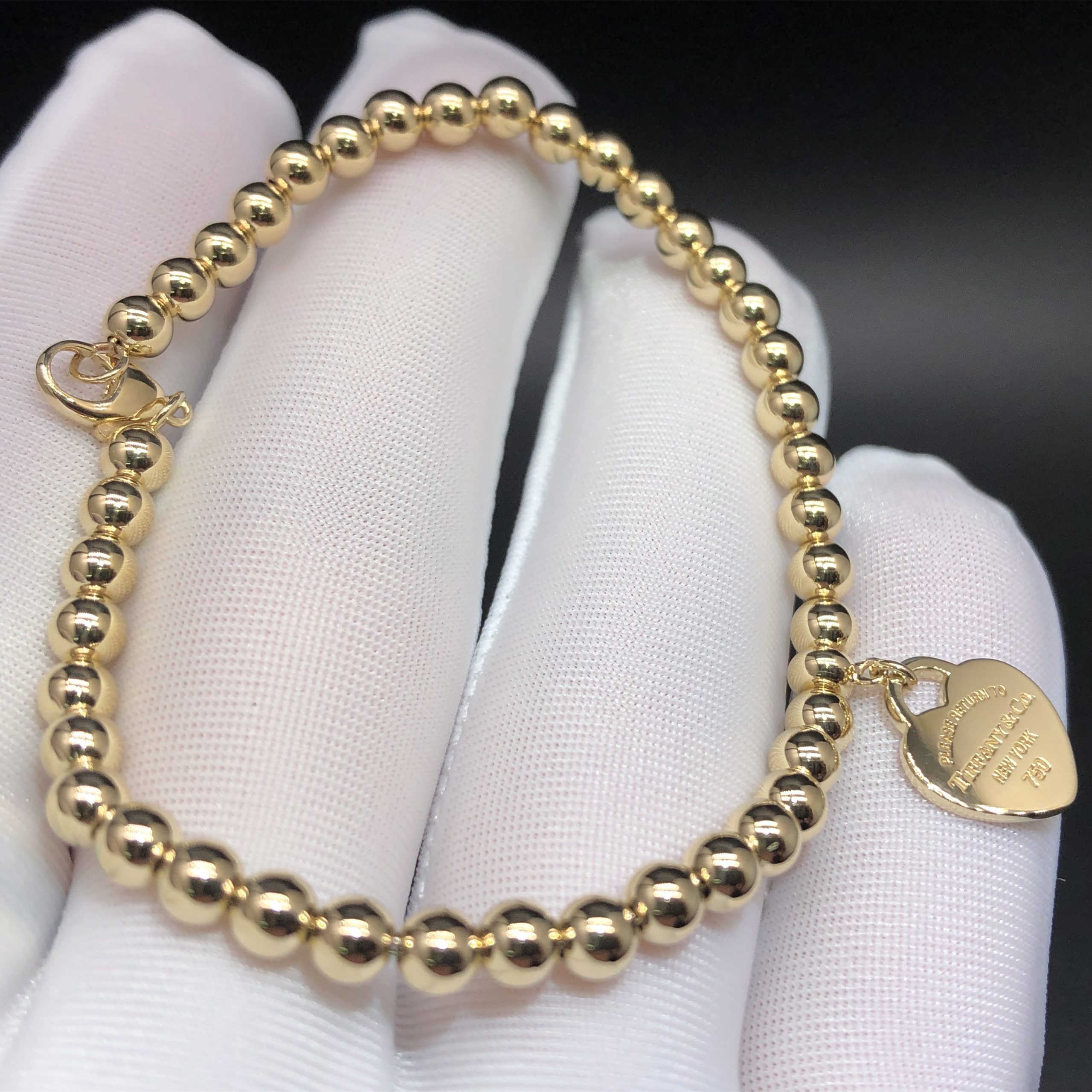 Return to Tiffany Heart Tag Bead 